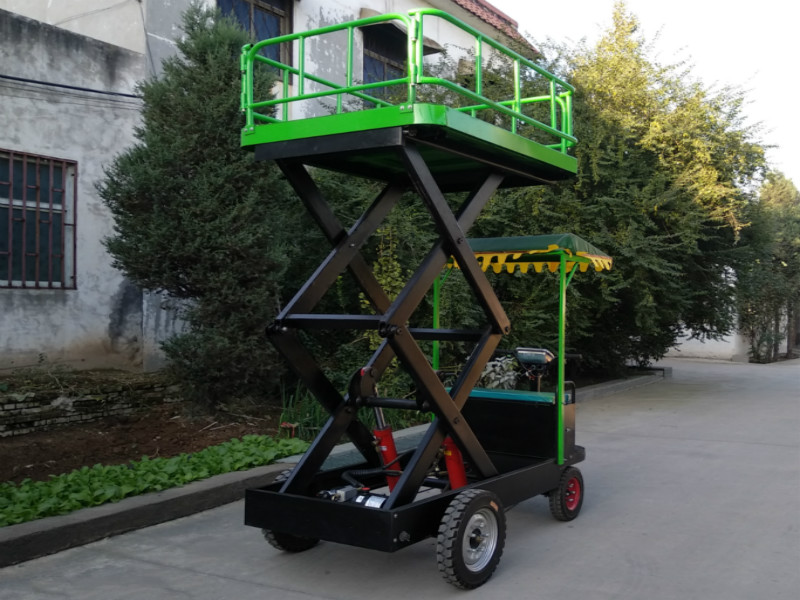 带电子秤升降车